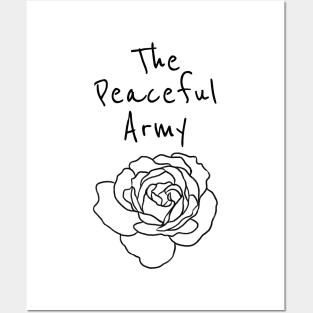 The Peaceful Army // Black Posters and Art